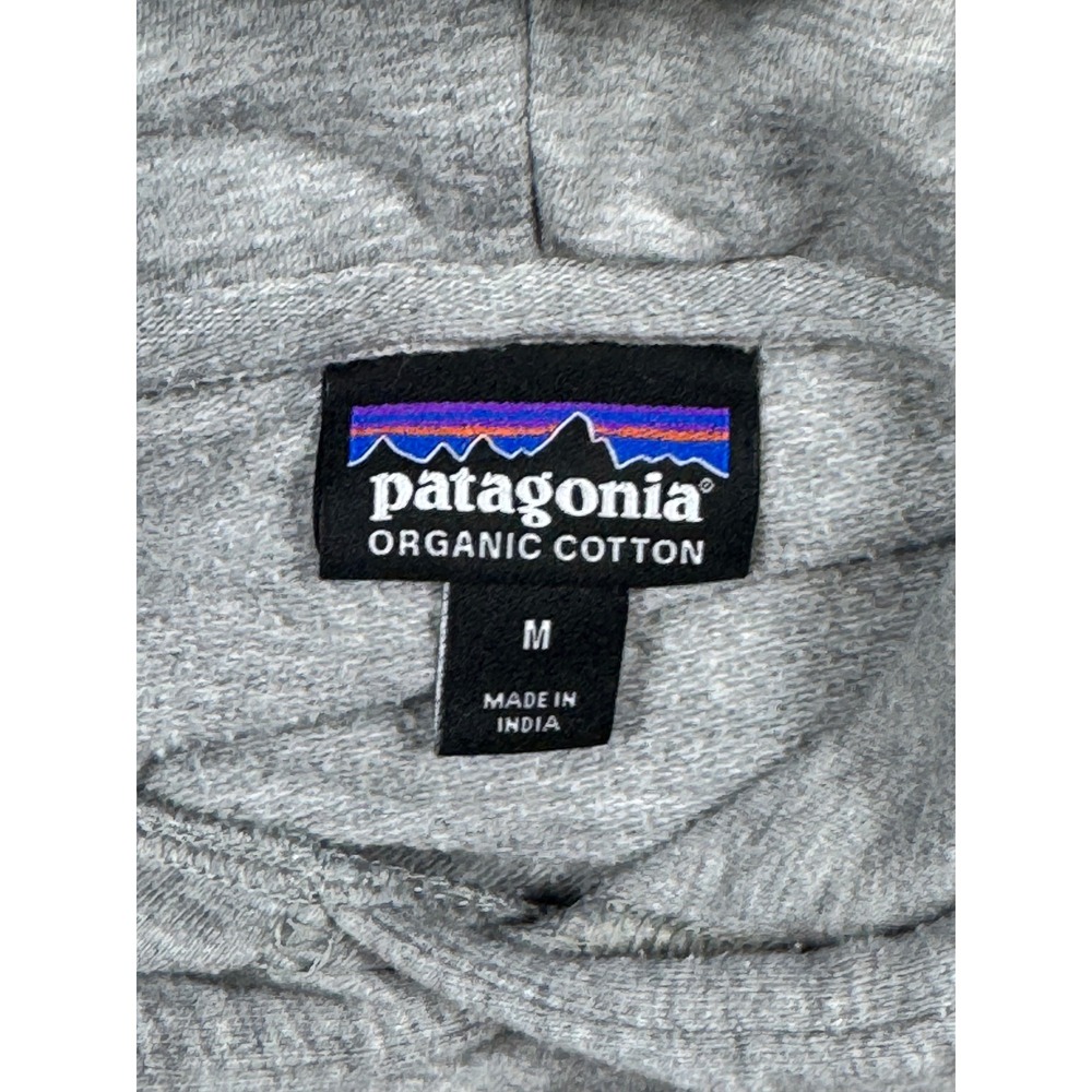 Patagonia Free Hand Fitz Roy Ahnya Hoody Gray Organic Cotton Hoodie Women's M - Picture 6 of 7